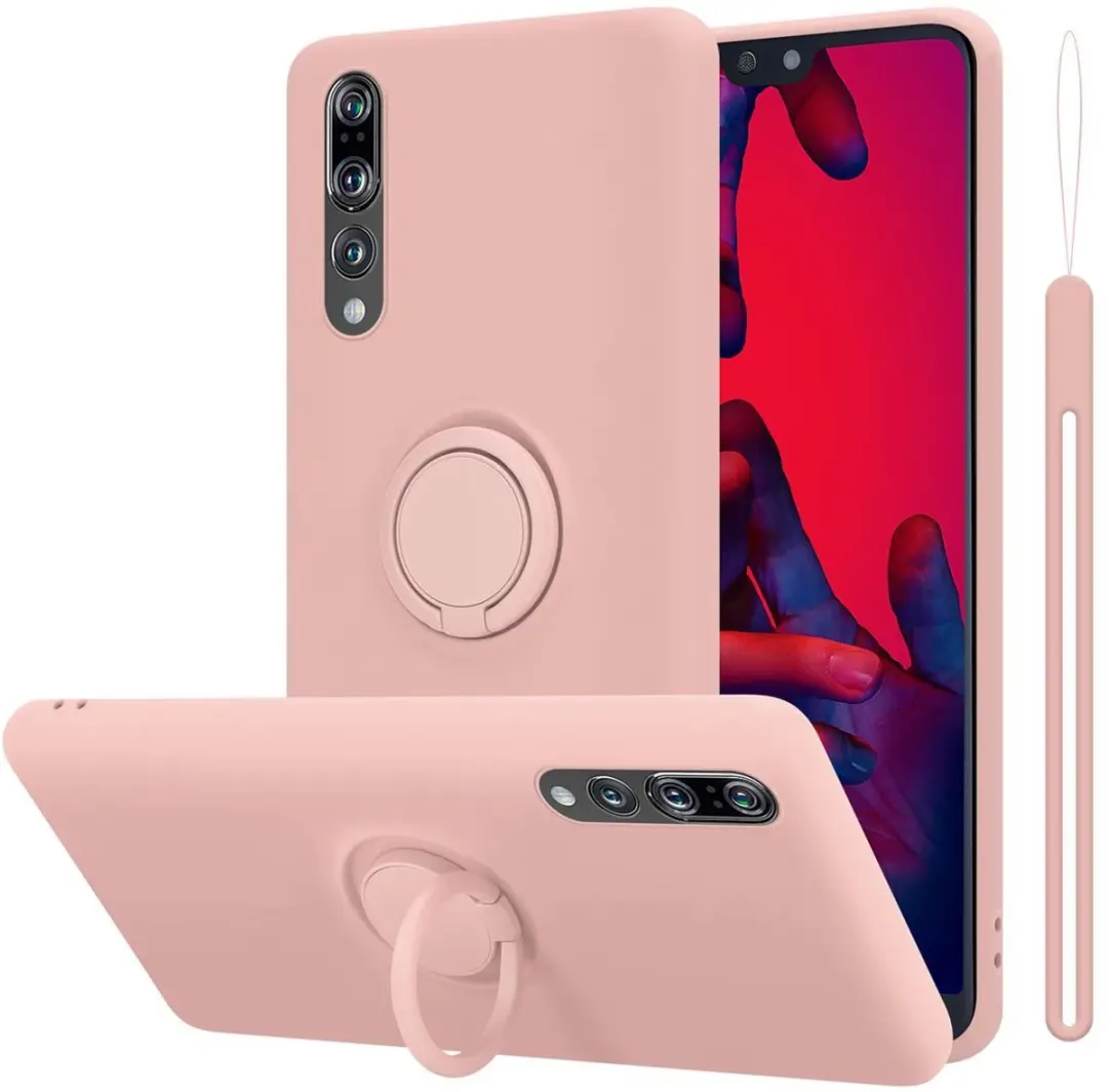 Cadorabo Hoesje geschikt voor Huawei P20 PRO / P20 PLUS in LIQUID ROZE