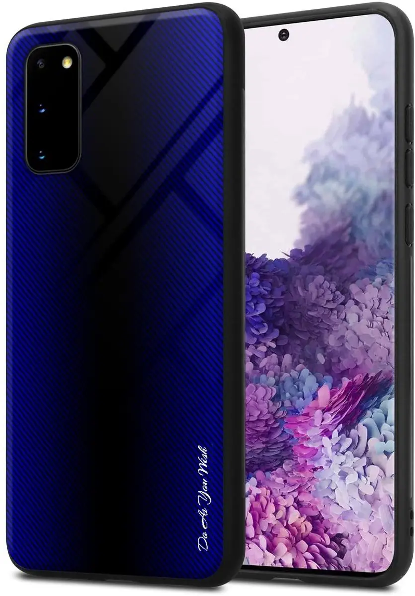 Cadorabo Hoesje geschikt voor Samsung Galaxy S20 in KOBALT PAARS