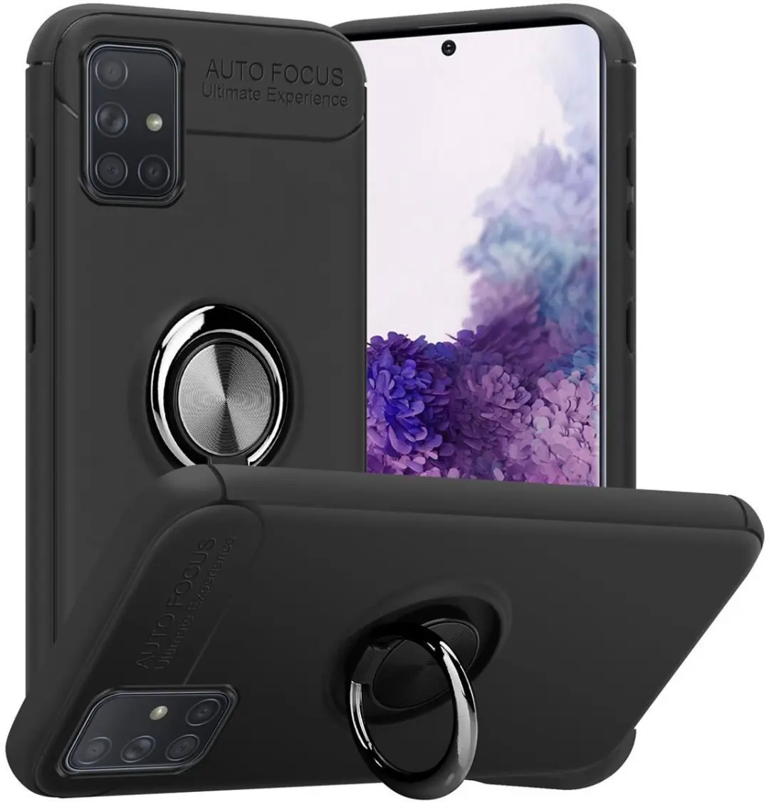 Cadorabo Hoesje geschikt voor Samsung Galaxy A71 5G in ZWART