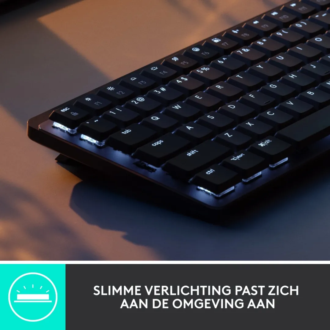 Logitech MX Mechanical Mini Toetsenbord - Grijs