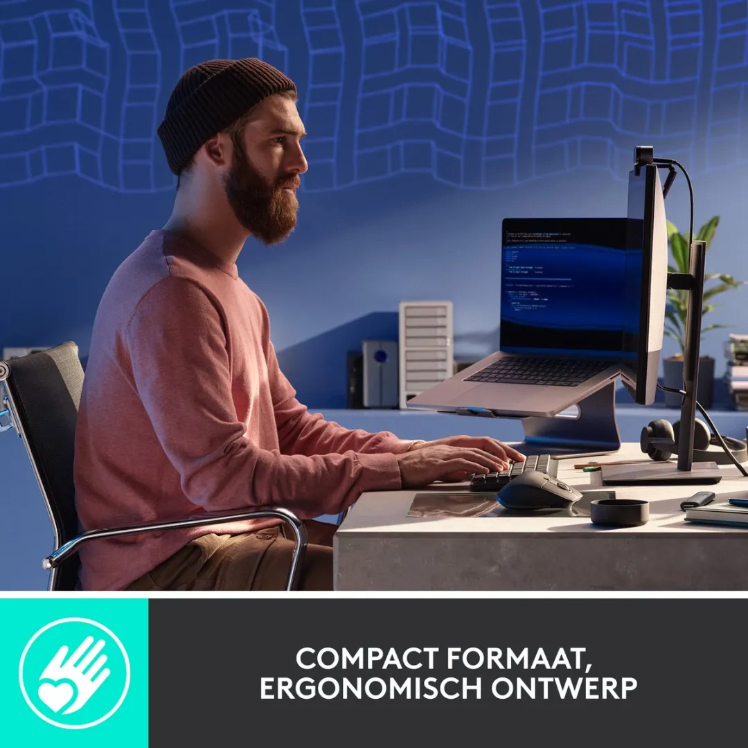 Logitech MX Mechanical Mini Toetsenbord - Grijs