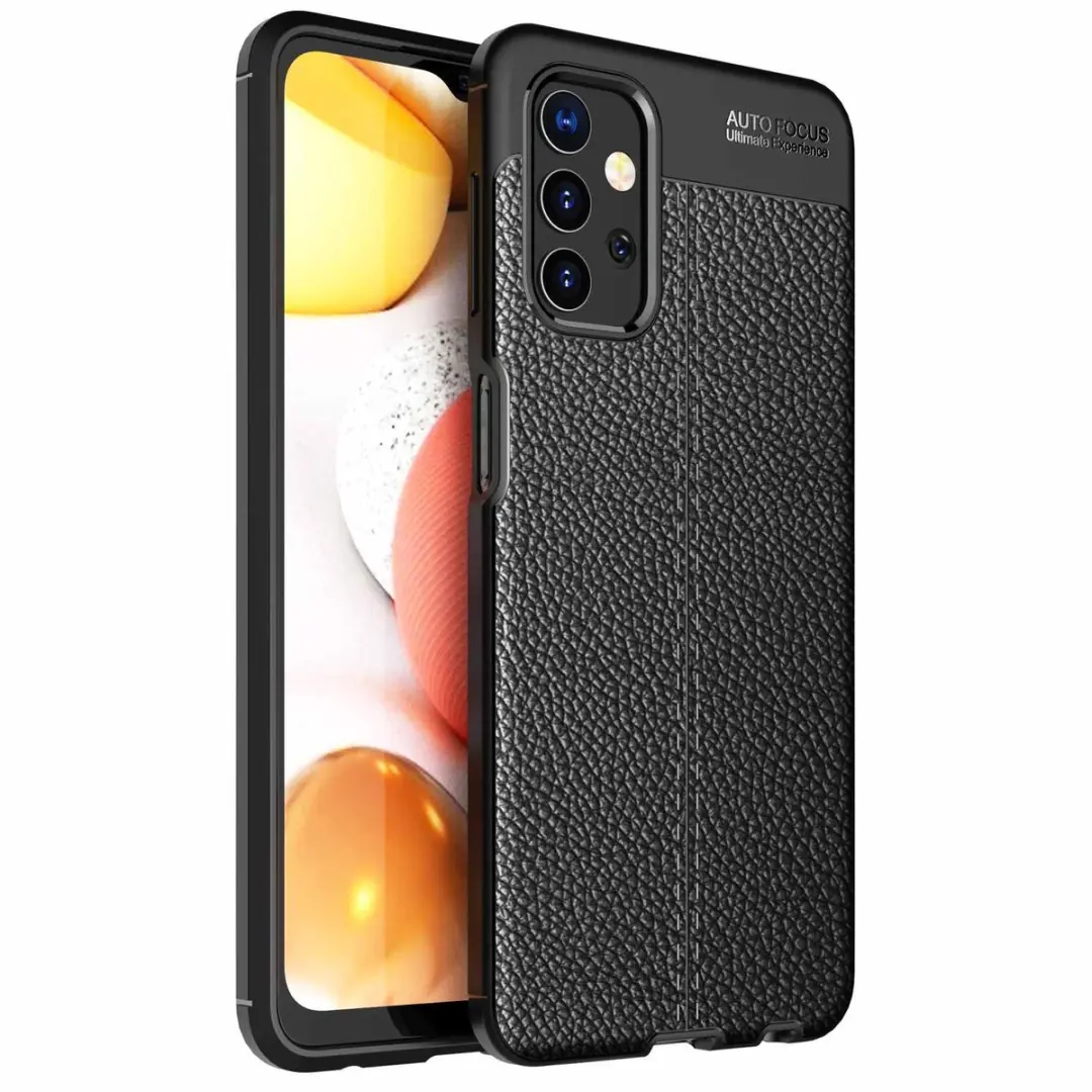 Cadorabo Hoesje geschikt voor Samsung Galaxy A32 5G in Diep Zwart