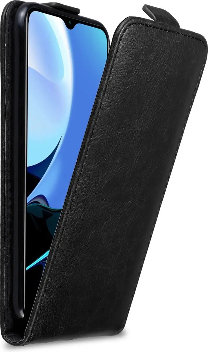 Cadorabo Hoesje geschikt voor Xiaomi RedMi 9T / POCO M3 in ZWARTE NACHT