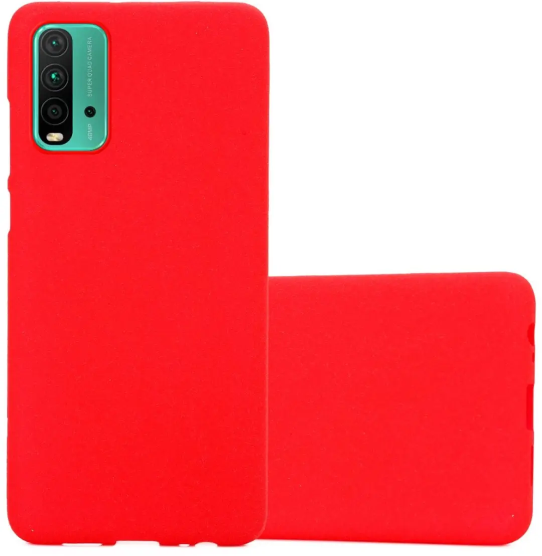 Cadorabo Hoesje geschikt voor Xiaomi RedMi 9T / POCO M3 in FROST ROOD