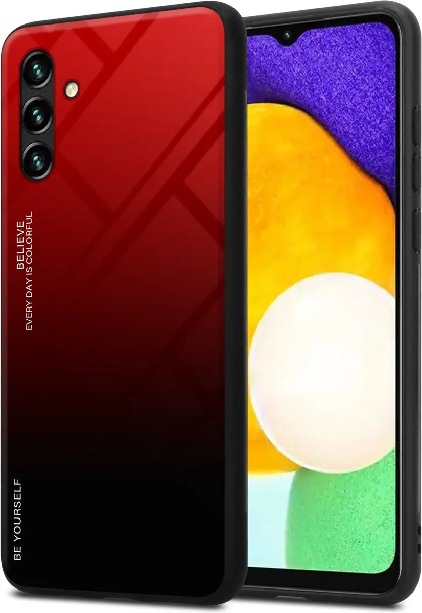 Cadorabo Hoesje geschikt voor Samsung Galaxy A13 5G in ROOD