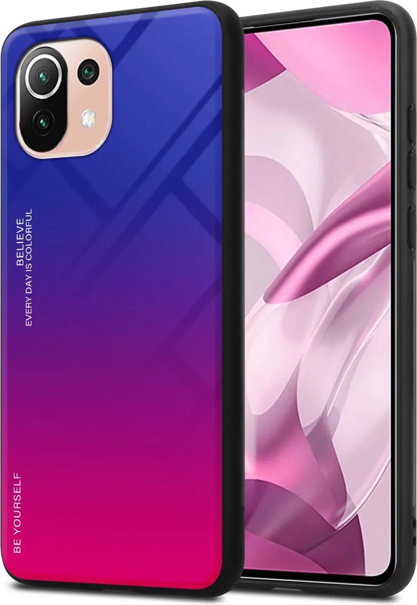 Cadorabo Hoesje geschikt voor Xiaomi Mi 11 LITE (4G / 5G) / 11 LITE NE in PAARS