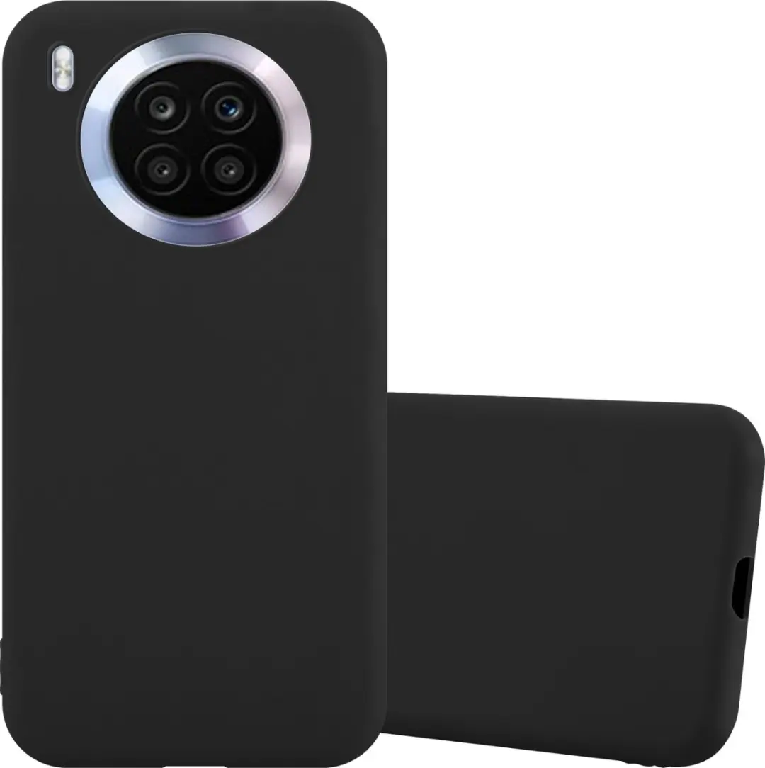 Cadorabo Hoesje geschikt voor Honor 50 LITE in CANDY ZWART