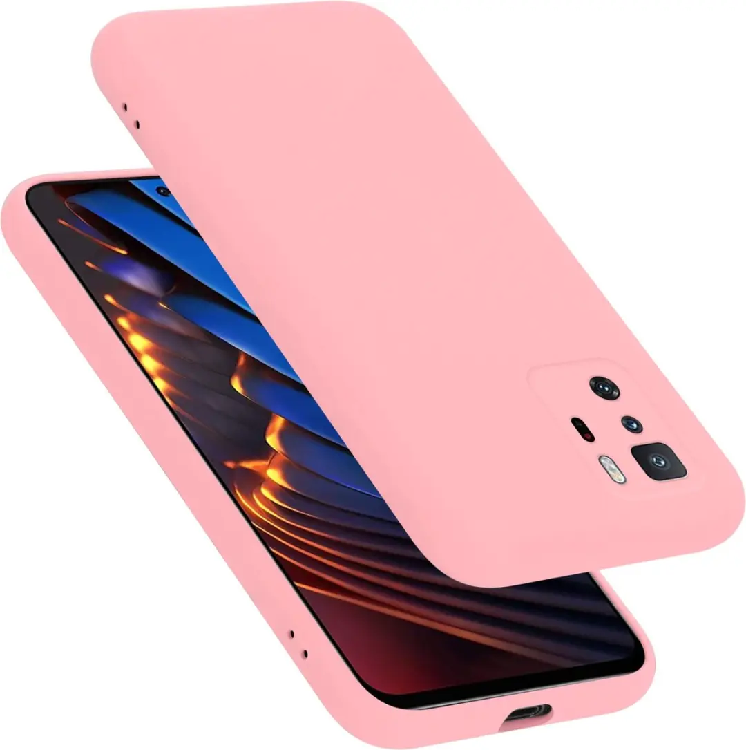 Cadorabo Hoesje geschikt voor Xiaomi POCO X3 GT in LIQUID ROZE