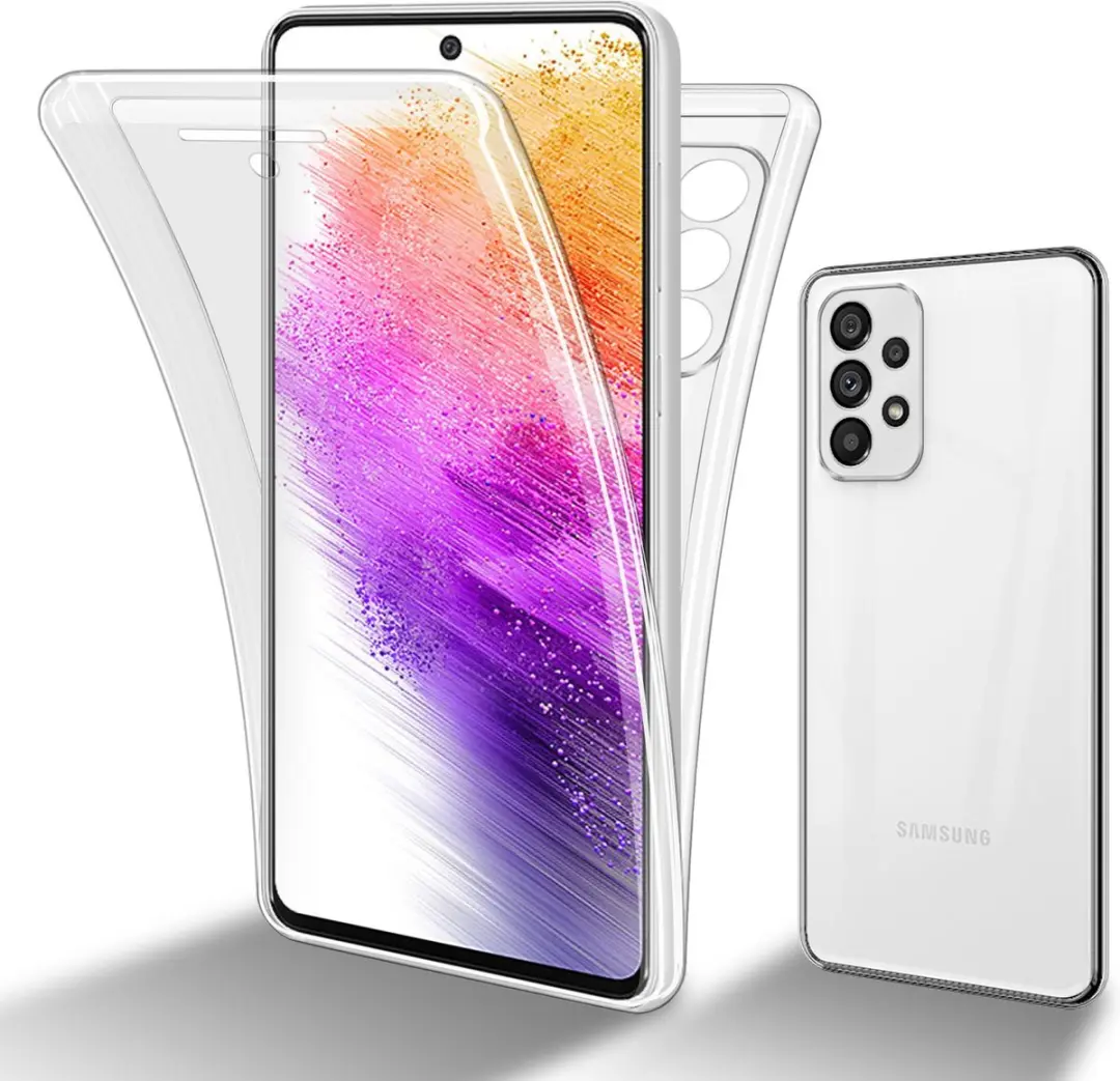 Cadorabo Hoesje geschikt voor Samsung Galaxy A73 5G in TRANSPARANT