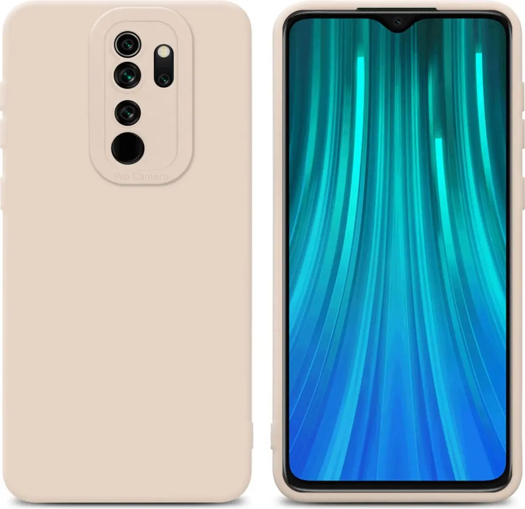 Cadorabo Hoesje geschikt voor Xiaomi RedMi NOTE 8 PRO in FLUID CREAM