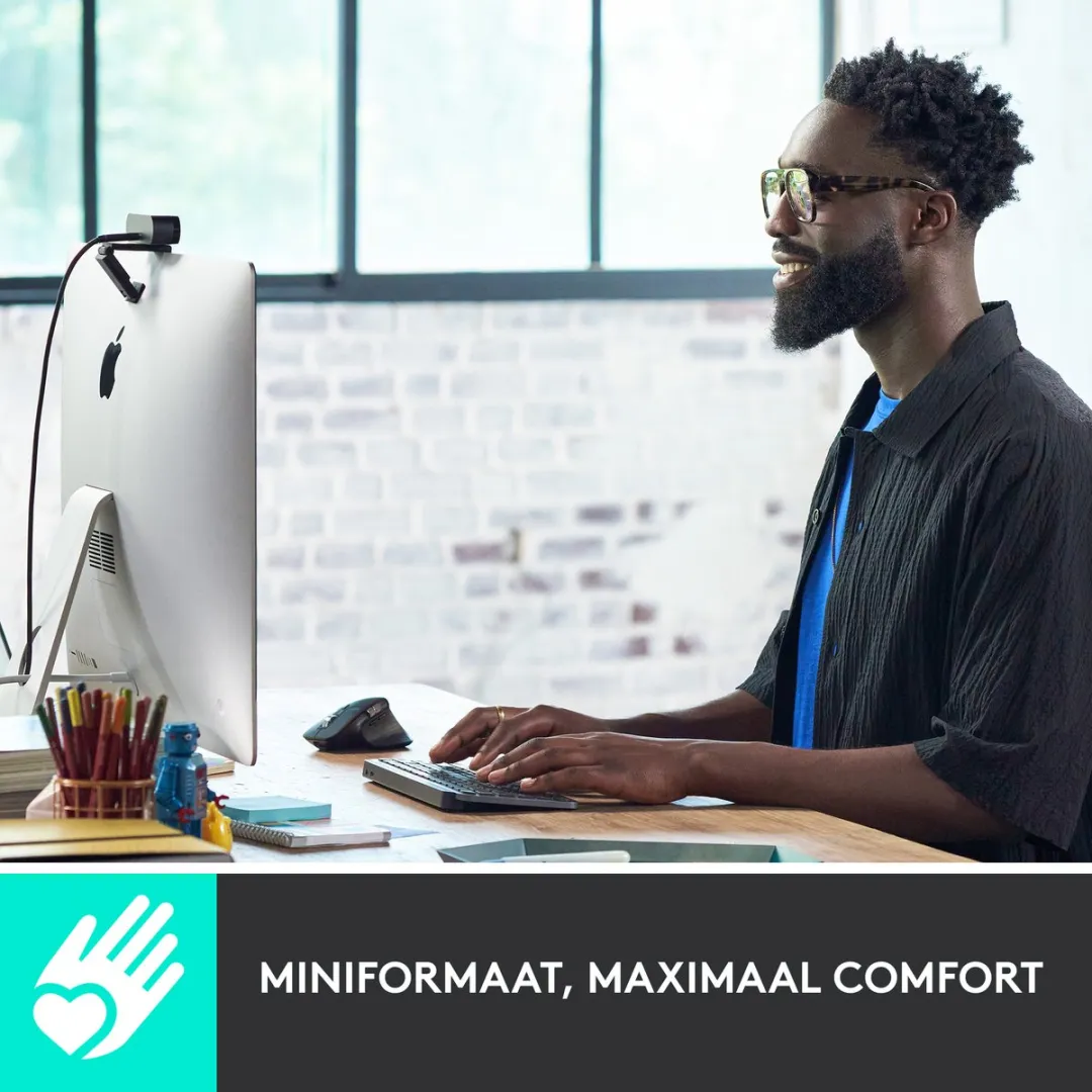 Logitech MX KEYS Mini Toetsenbord - Draadloos - Grijs