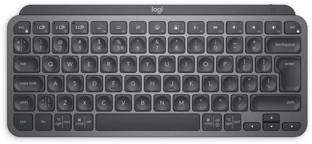Logitech MX KEYS Mini Toetsenbord - Draadloos - Grijs
