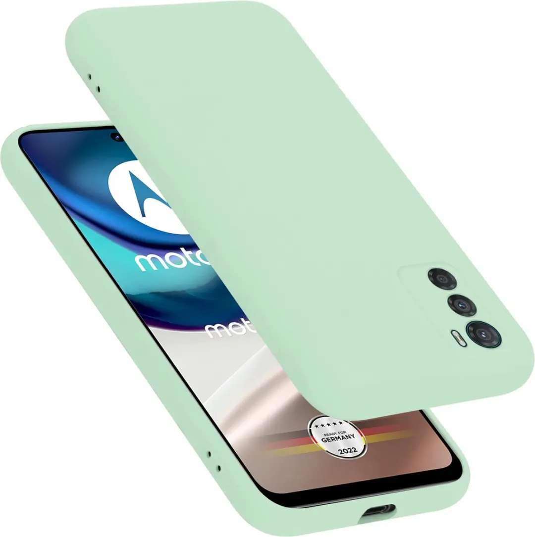 Cadorabo Hoesje geschikt voor Motorola MOTO G42 in LIQUID LICHT GROEN