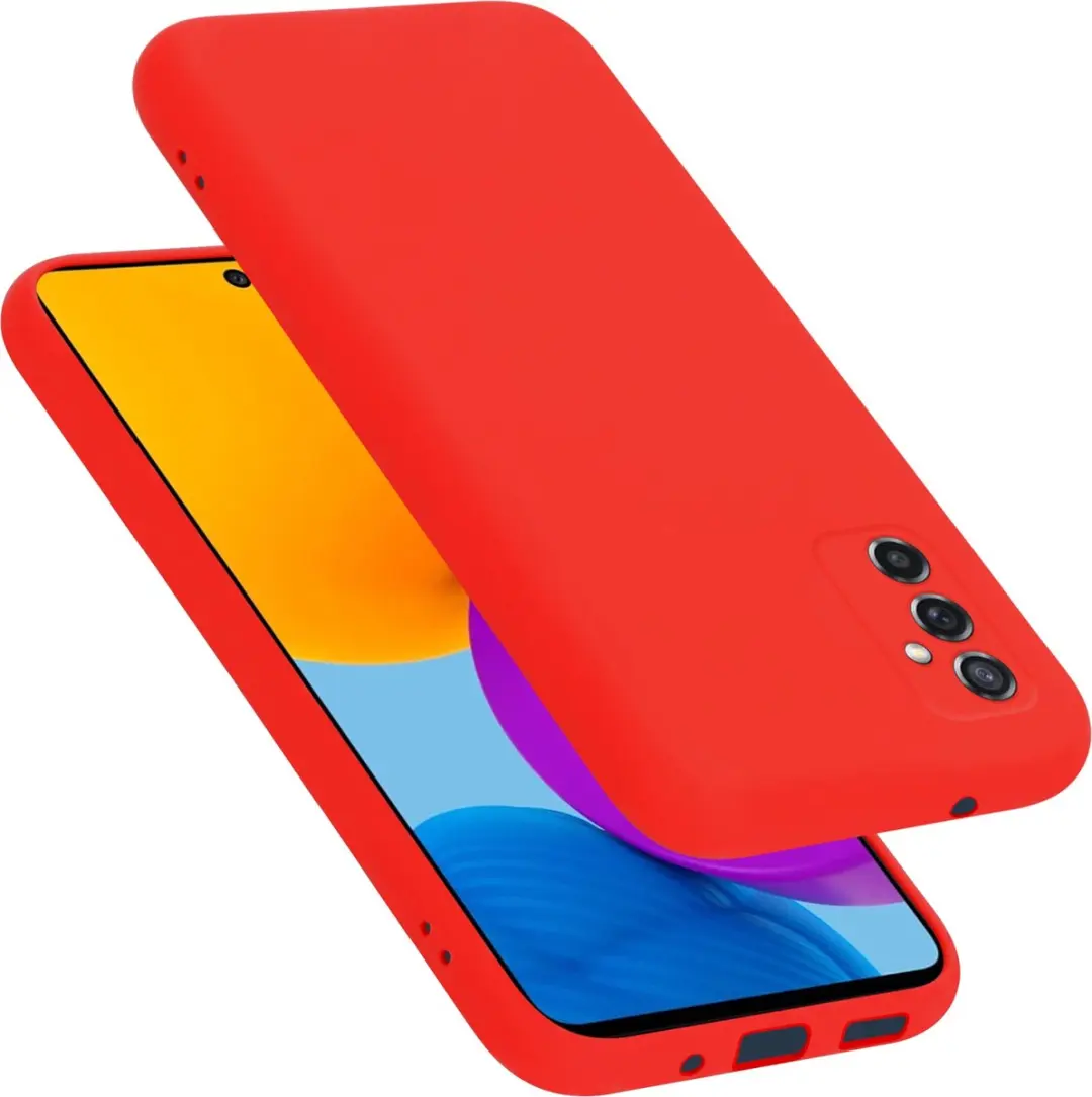 Cadorabo Hoesje geschikt voor Samsung Galaxy M52 5G in LIQUID ROOD