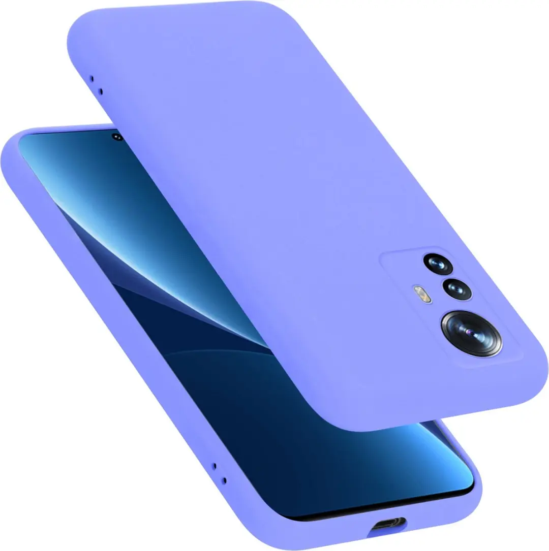 Cadorabo Hoesje geschikt voor Xiaomi 12 PRO in LIQUID LICHT PAARS