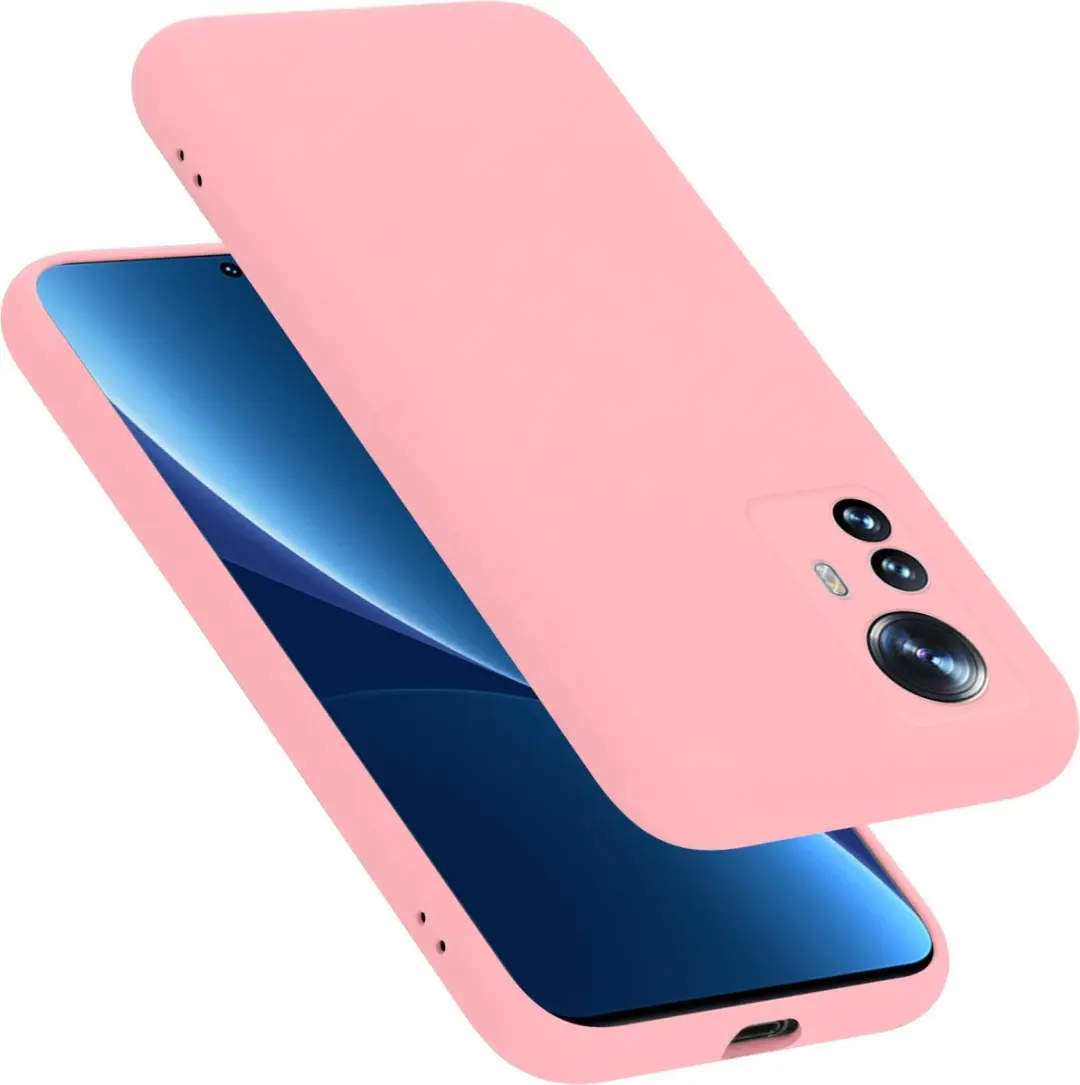 Cadorabo Hoesje geschikt voor Xiaomi 12 PRO in LIQUID ROZE