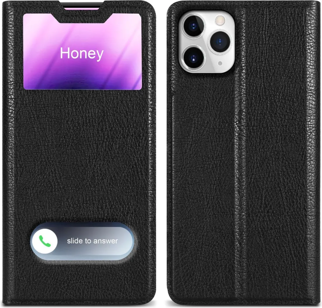 Cadorabo Hoesje geschikt voor Apple iPhone 11 PRO MAX in KOMEET ZWART