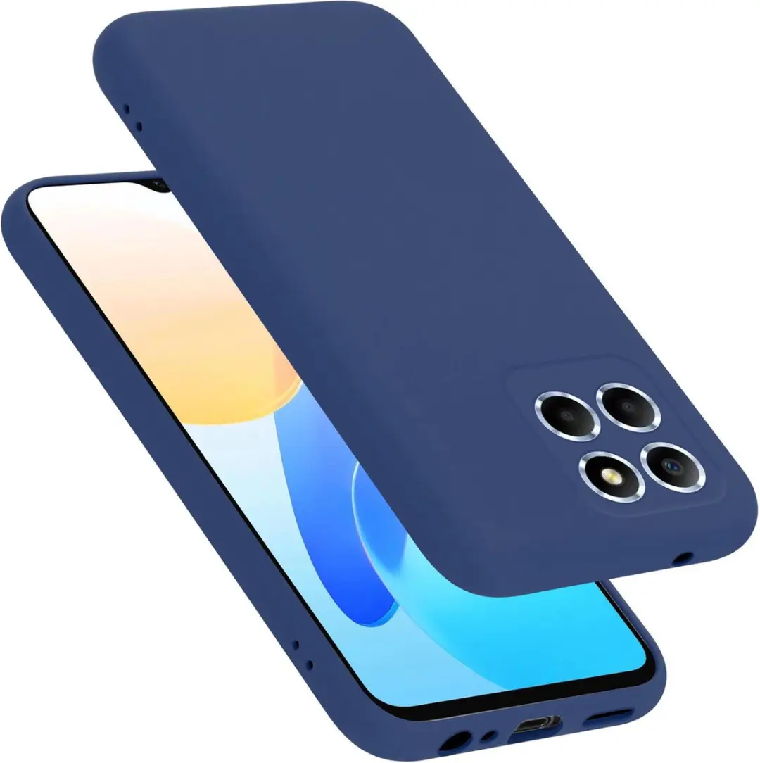 Cadorabo Hoesje geschikt voor Honor X8 5G in LIQUID BLAUW