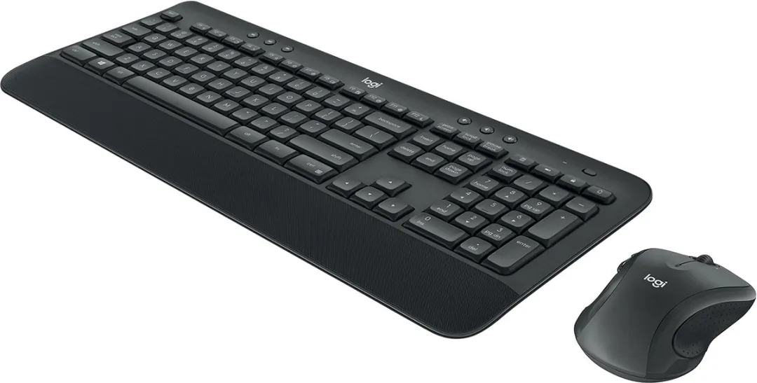 Logitech MK545 Draadloos Toetsenbord en Muis - 5 Knoppen - Zwart