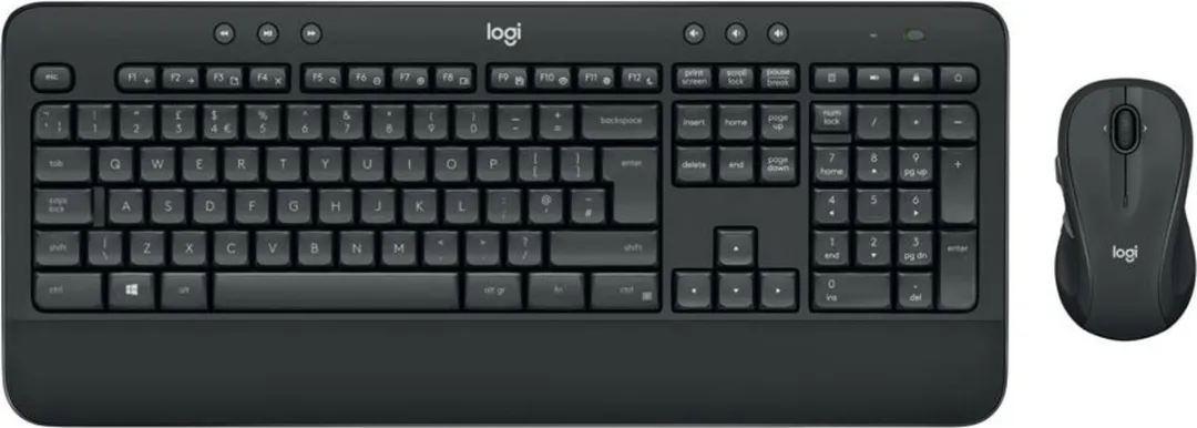 Logitech MK545 Draadloos Toetsenbord en Muis - 5 Knoppen - Zwart