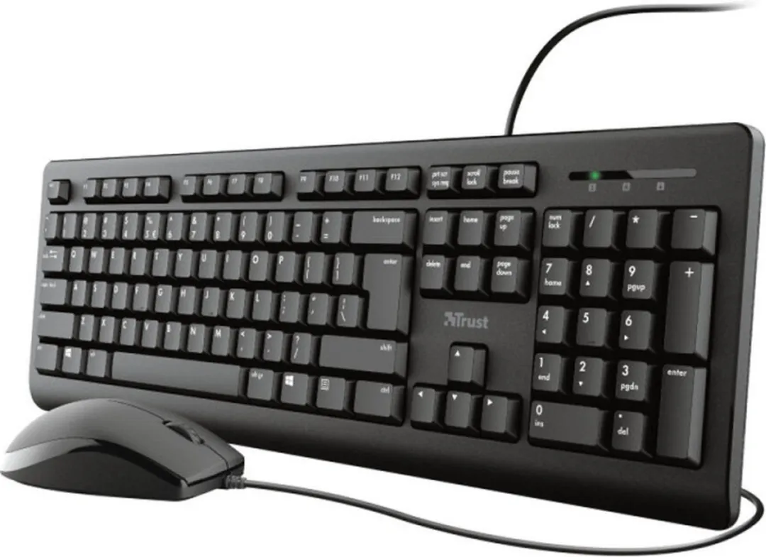 Trust TKM-250 Toetsenbord - Spaans Zwart
