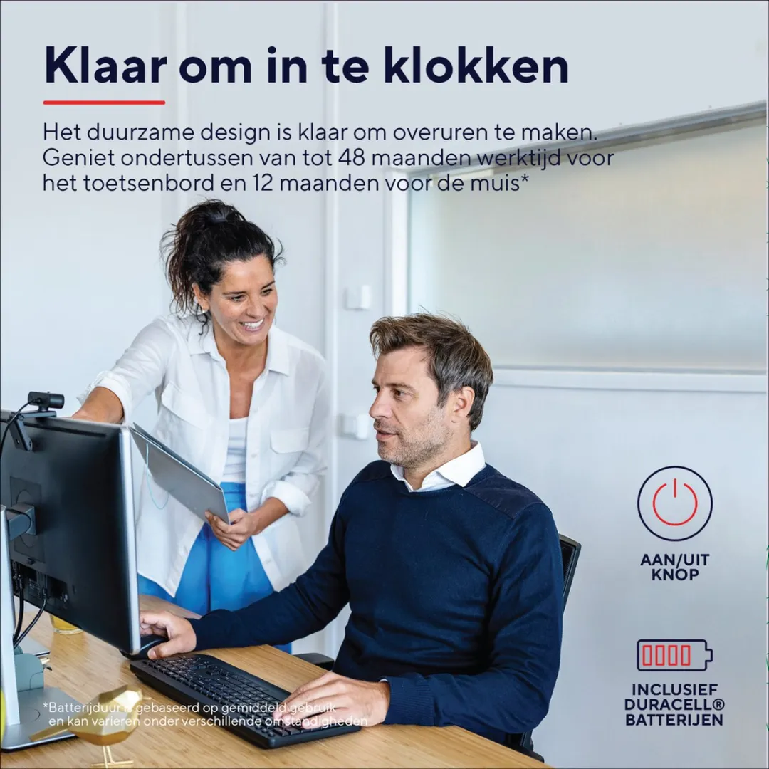 Trust Trezo Draadloze Toetsenbord & Muis Set 24529 - Grijs