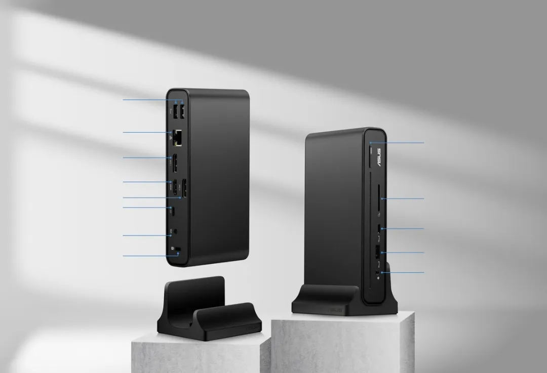 ASUS DC301 Triple Display USB-C Dock - Zwart