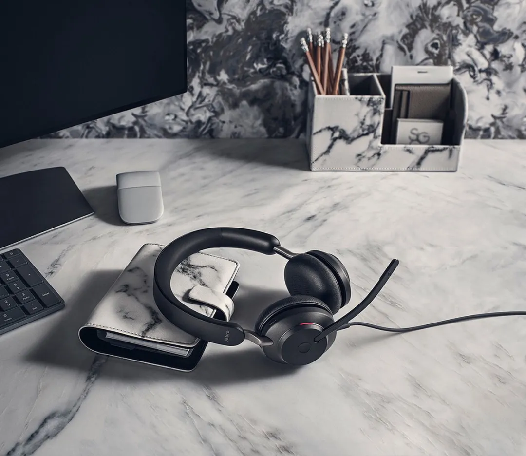 Jabra Evolve2 40 MS USB-C Headset - Zwart - afbeelding 6 van 6