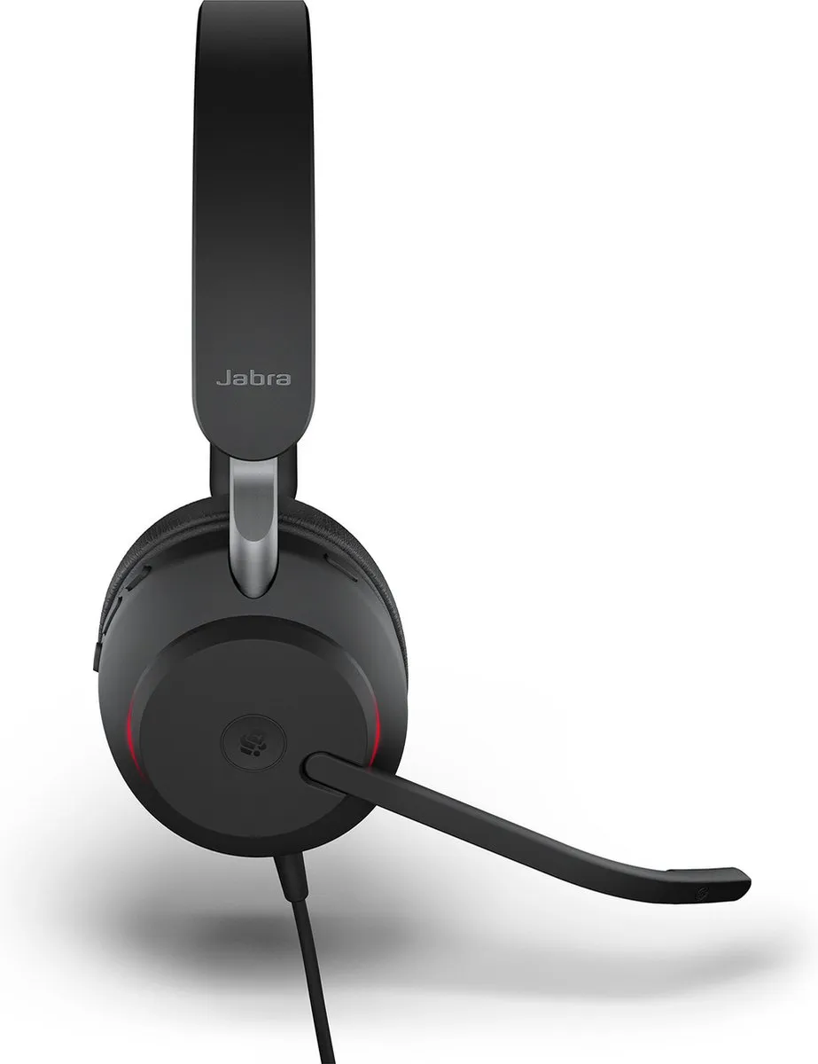 Jabra Evolve2 40 MS USB-C Headset - Zwart