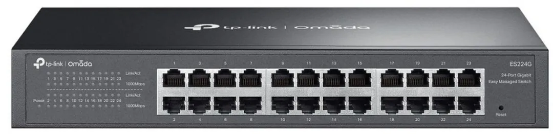 TP-Link ES224G 24-Poorts Gigabit Switch - Zwart