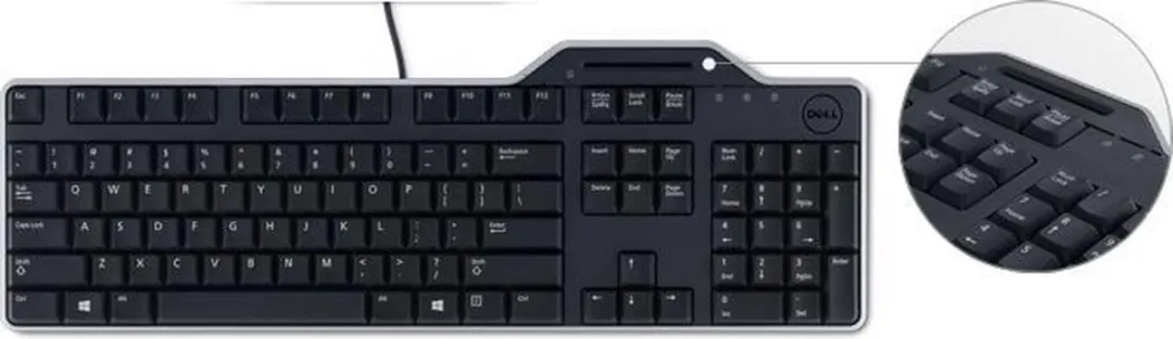 Dell Pro Smartcard Toetsenbord KB813 - Zwart
