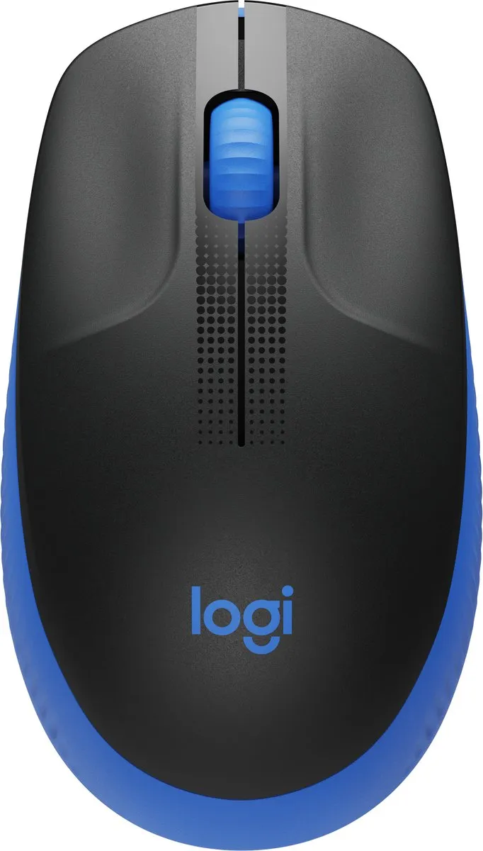 Logitech M190 Draadloze Muis - Blauw