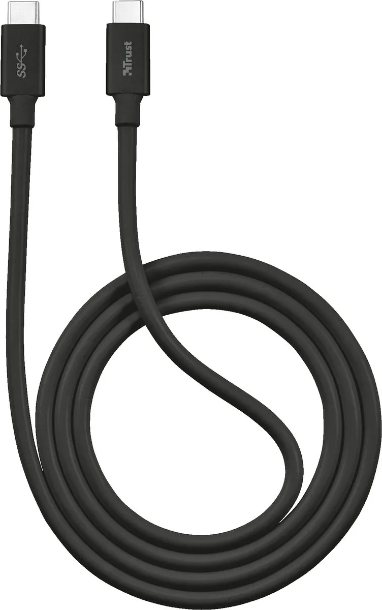 Trust 21177 USB-C Kabel 5Gbps 1m - Zwart