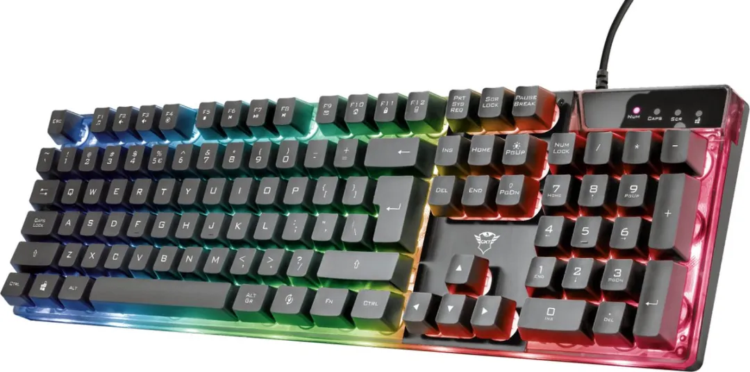 Trust GXT838 Azor Set - Toetsenbord & Muis USB - Zwart