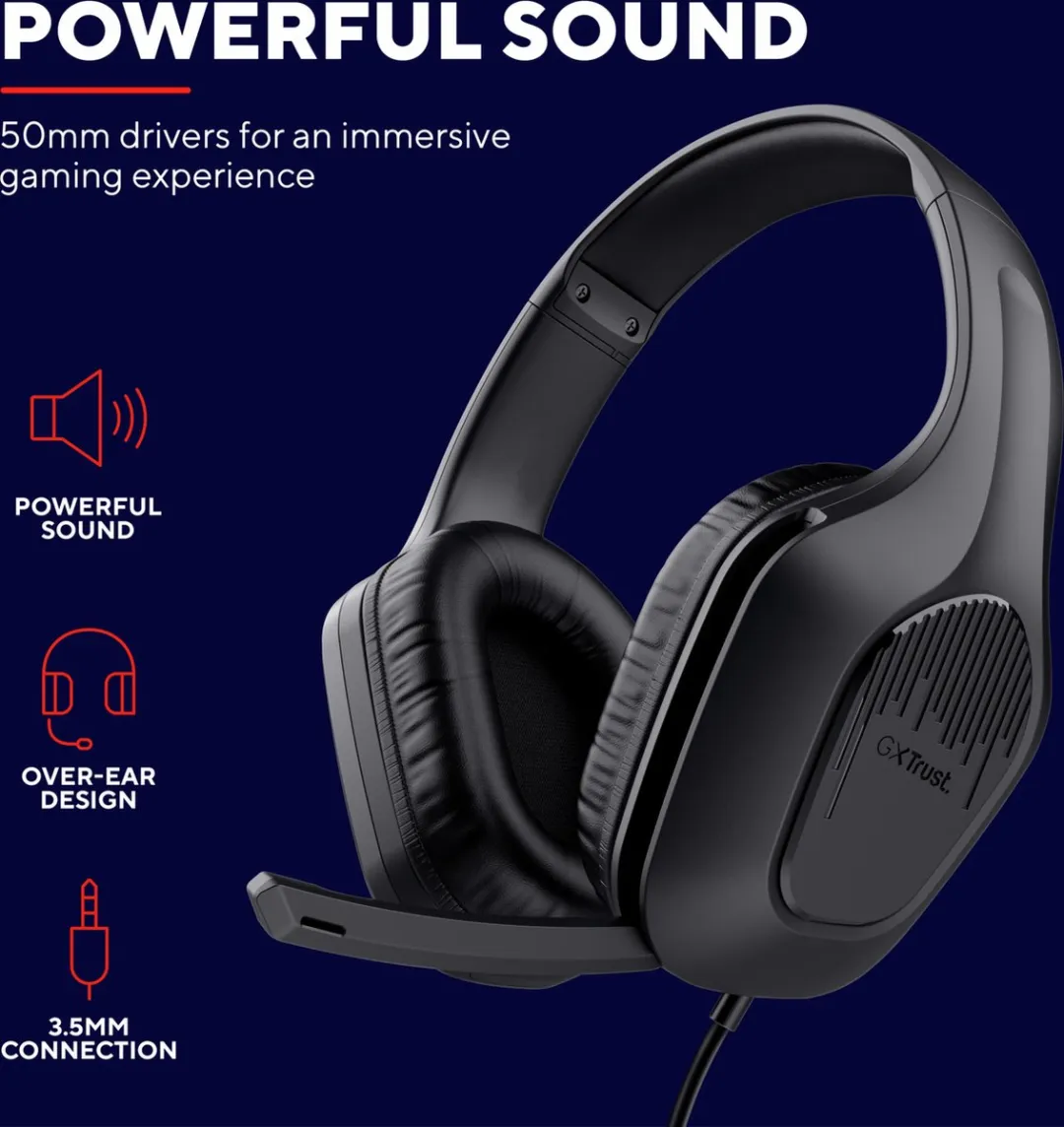 Trust GXT 792 Quadrox Gaming Bundel - Toetsenbord Muis Headset Muismat