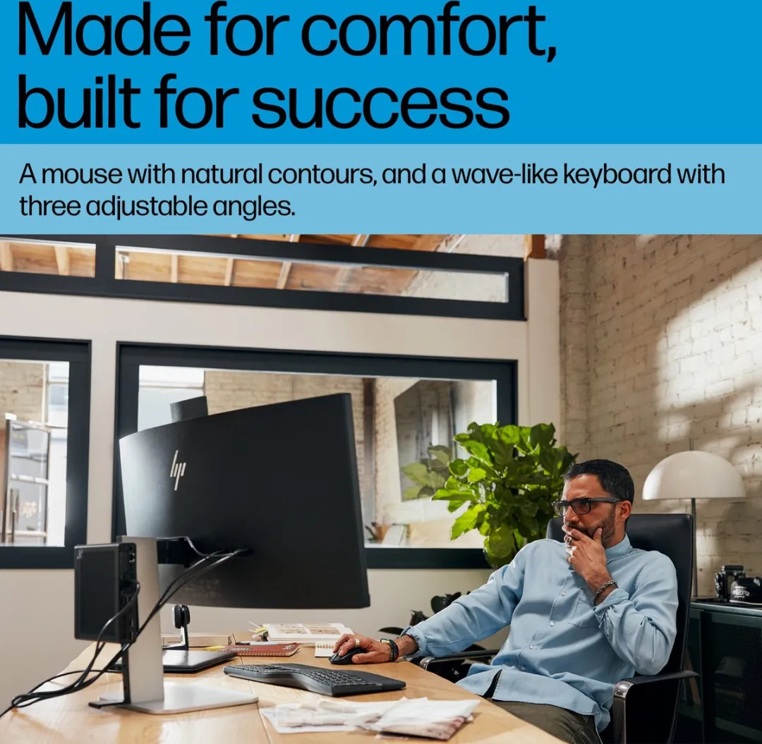 HP 685 Comfort Dual-Mode Toetsenbord & Muis Combo - Zwart