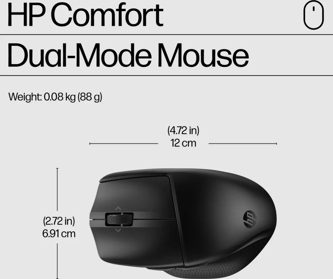 HP 685 Comfort Dual-Mode Toetsenbord & Muis Combo - Zwart
