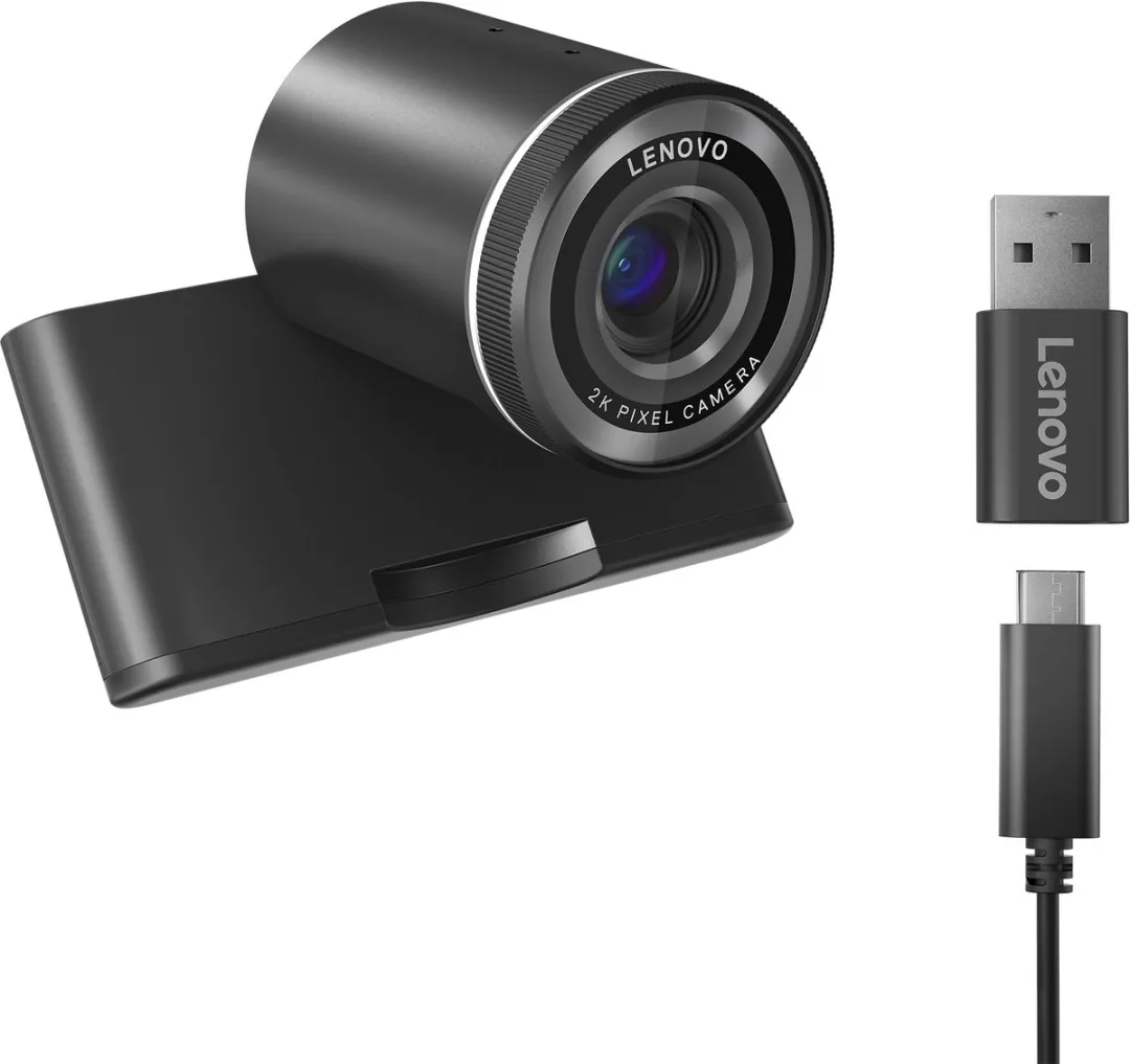 Lenovo QHD-Webcam 4XC1Q25245 - Zwart
