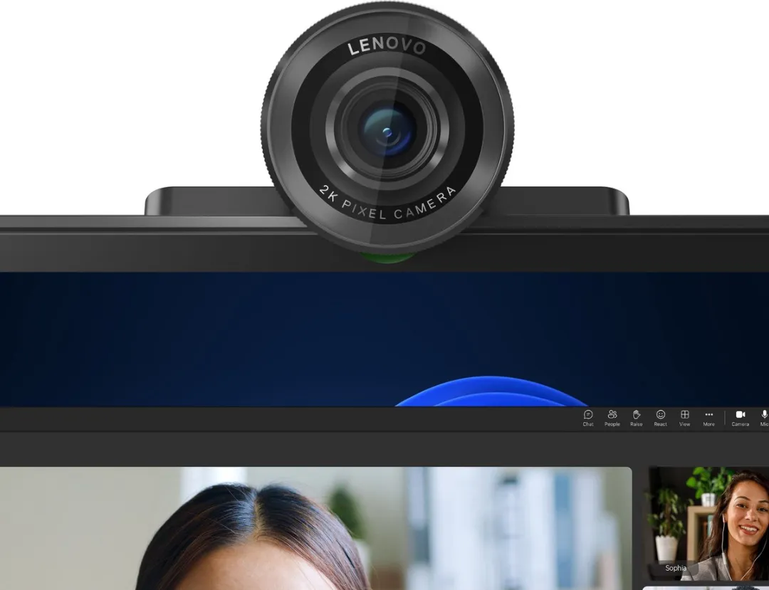 Lenovo QHD-Webcam 4XC1Q25245 - Zwart - afbeelding 6 van 6