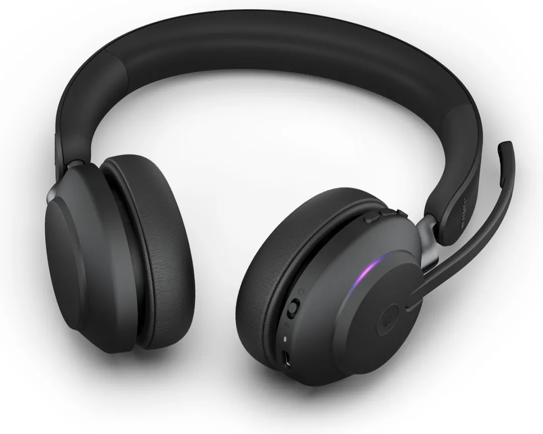 Jabra Evolve2 65 MS Headset - Bluetooth 5.0 - Zwart