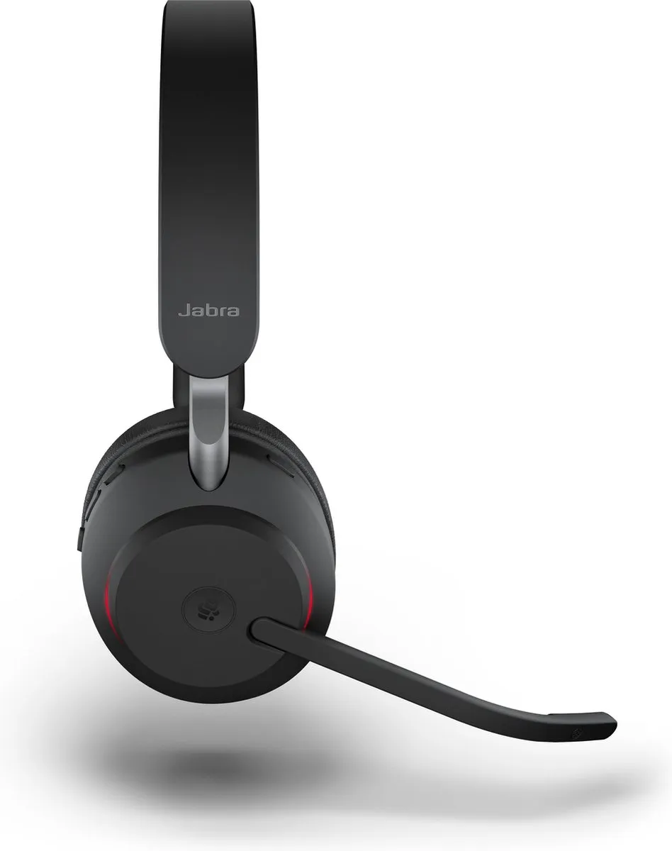 Jabra Evolve2 65 MS Headset - Bluetooth 5.0 - Zwart