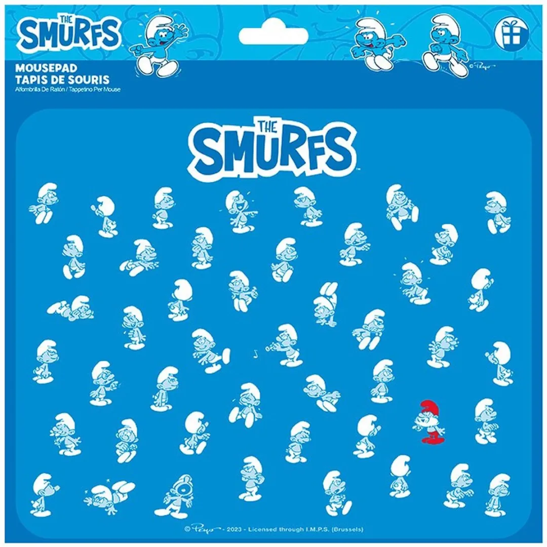 De Smurfen Muismat Smurfenvolkje