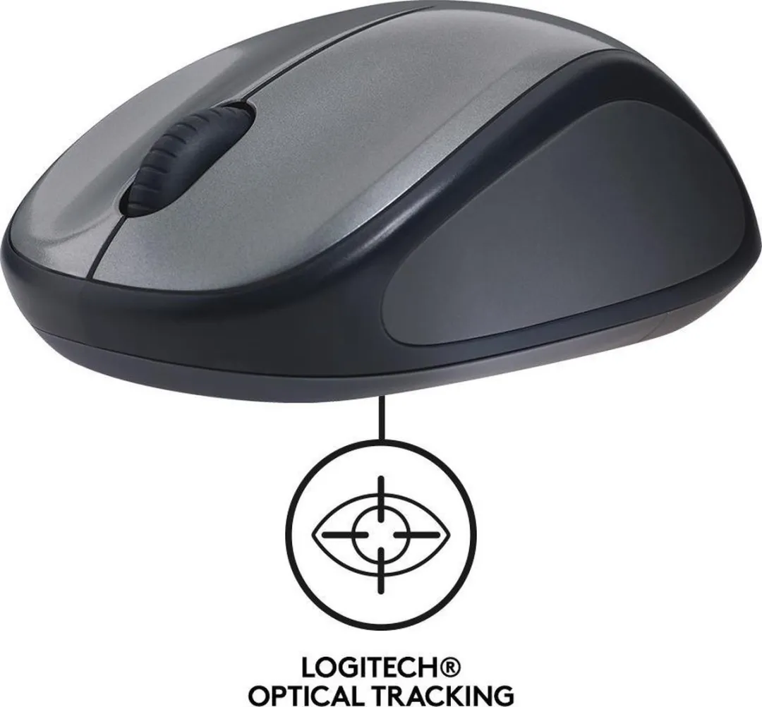 Logitech M235 Draadloze Muis - Grijs/Zwart