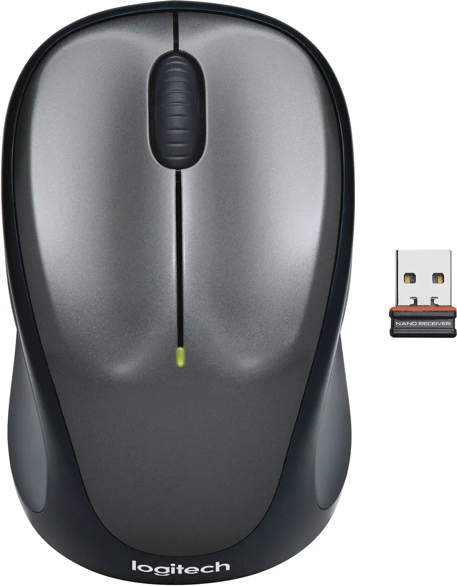 Logitech M235 Draadloze Muis - Grijs/Zwart