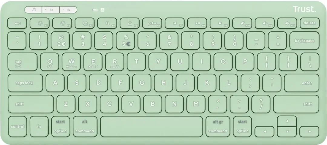 Trust Lyra 25096 Draadloos Toetsenbord - Groen