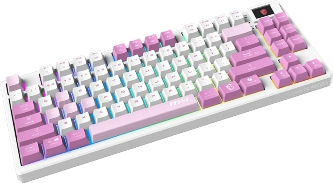 MSI FORGE GK600 TKL Gamingtoetsenbord - Violet - afbeelding 6 van 6