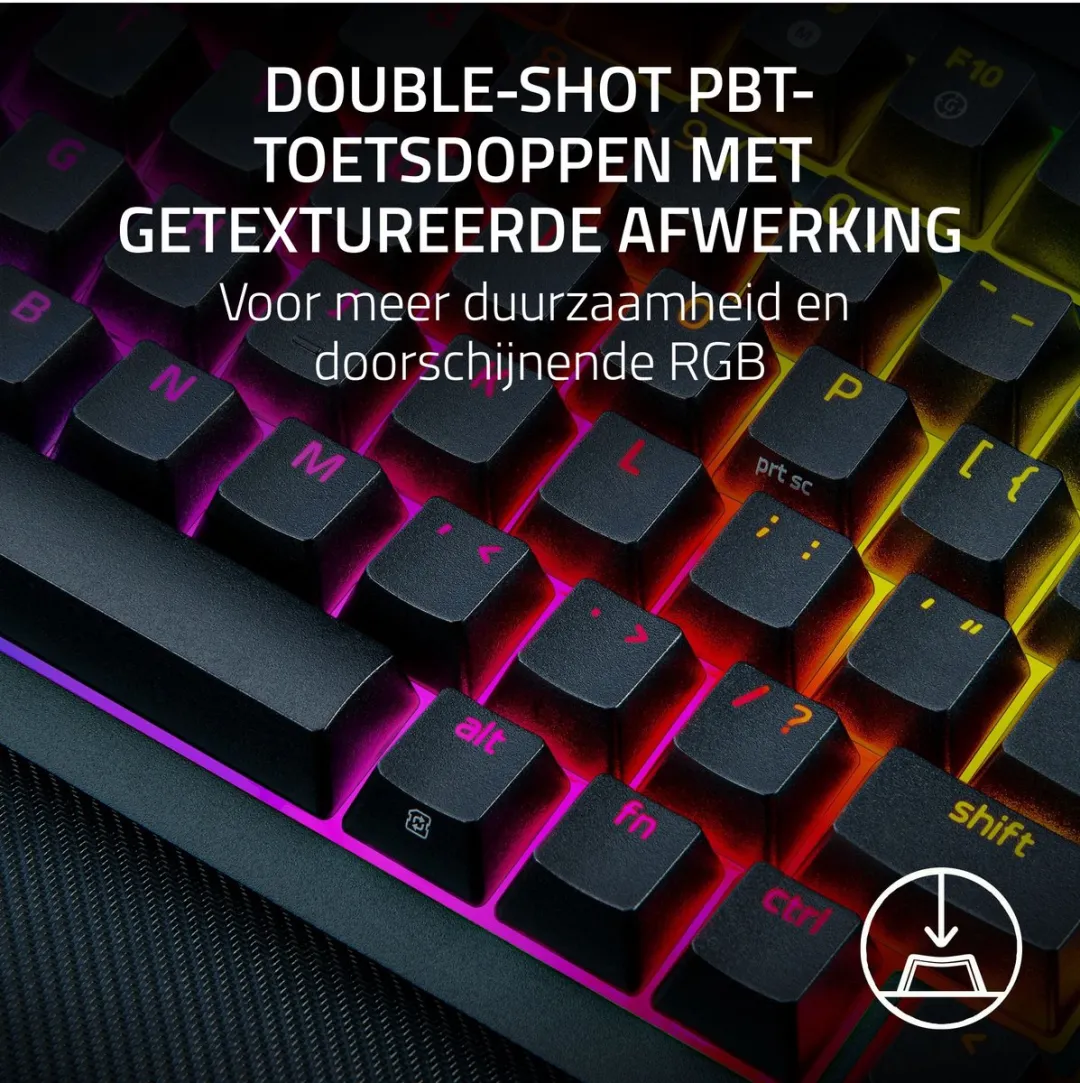 Razer BlackWidow V4 Pro 75% Gaming Toetsenbord - Mechanisch Orange Switch - ISO - afbeelding 6 van 6
