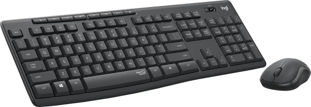 Logitech MK295 Draadloos Toetsenbord & Muis - QWERTZ Duits - Zwart