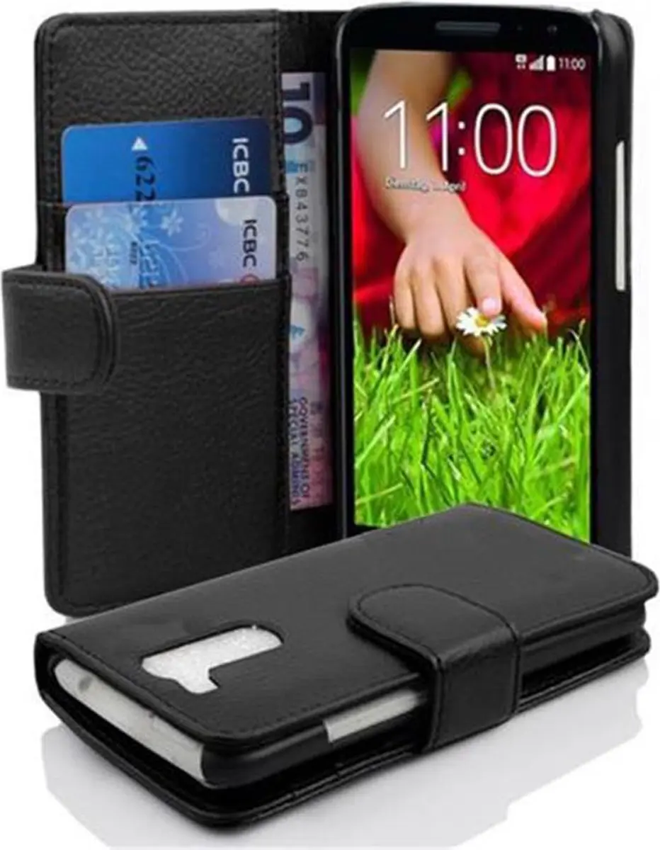 Cadorabo Hoesje geschikt voor LG G2 MINI in ZWARTE OXIDE