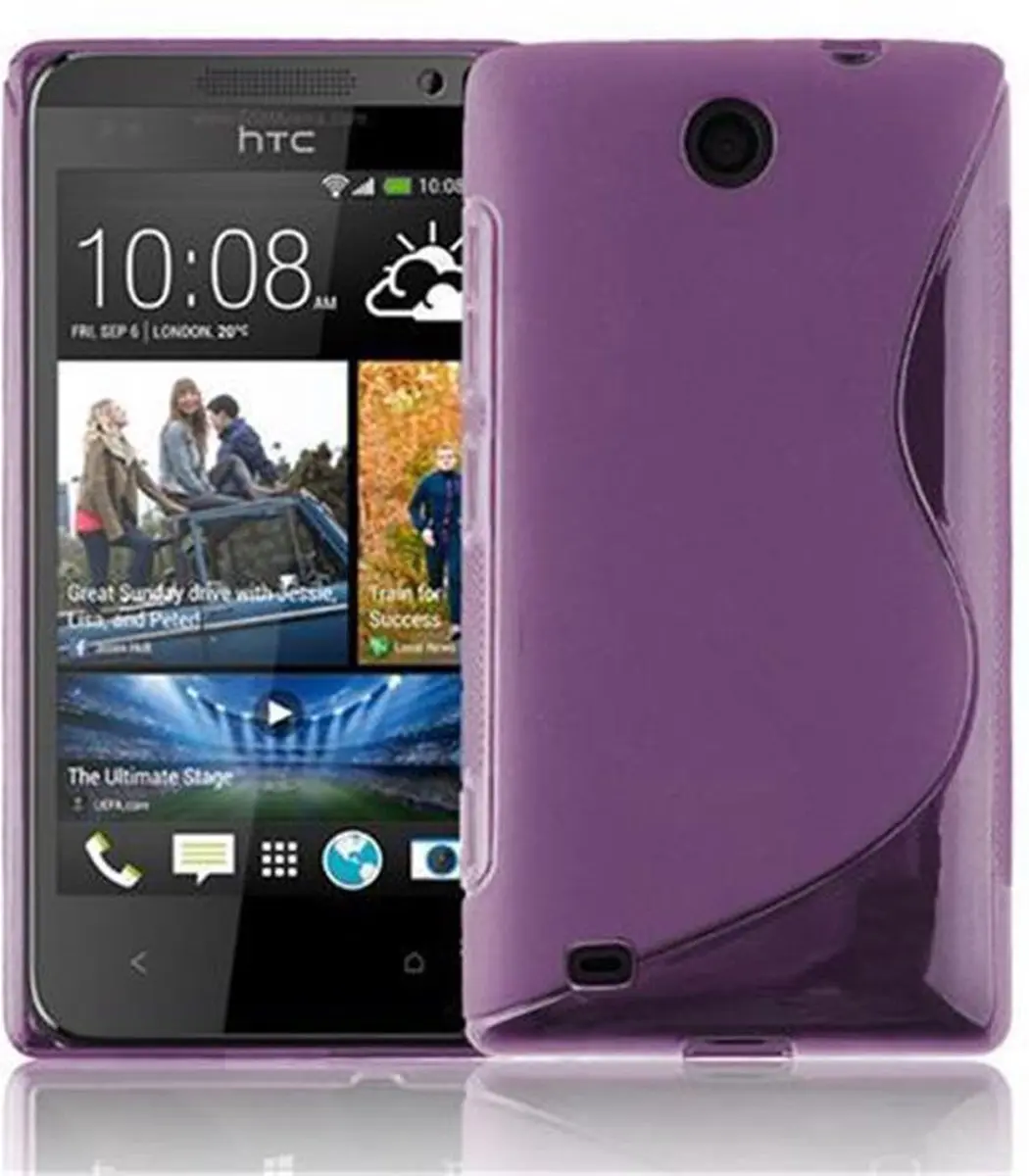 Cadorabo Hoesje geschikt voor HTC Desire 300 in LILA VIOLET